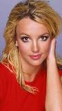 Britney Spears sin maquillaje con blusa roja